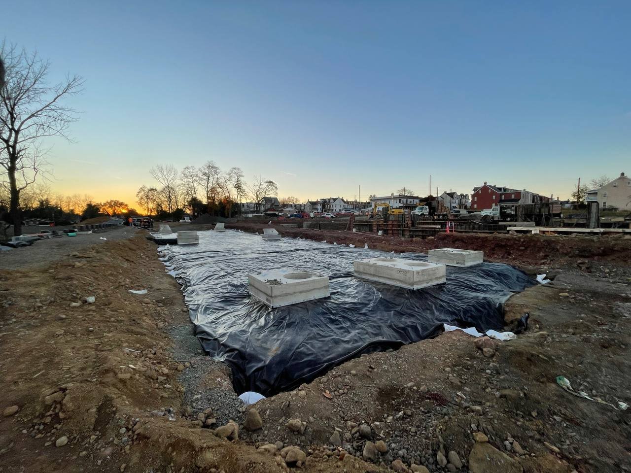 Geotextile underlayment